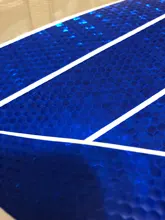 5 unids/set coche reflectancia Reflector adhesivo Auto accesorios Exterior cinta reflectante adhesiva Reflector de reflejo de advertencia