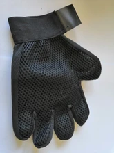 Aseo para mascotas, perros y gatos guantes de limpieza para cepillar eficaz Deshedding masaje de espalda Baño de animales depilación guantes perro peines Hot