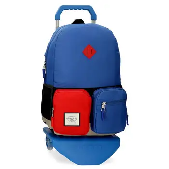 

School backpack Pepe Jeans Dany with Trolley Blue