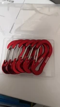 Booms Fishing CC1-ganchos de mosquetón pequeños de acero, accesorios de pesca multiherramienta para acampar al aire libre, 6 uds.