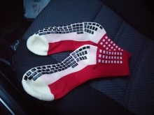 Calcetines deportivos para hombre, calcetín con fondo de toalla gruesa, dispensador de tubo, antideslizantes, para fútbol, baloncesto, novedad