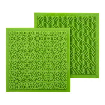 

Set of No. 9 textured mats for polymer clay 90*90*3mm. 2 PCs