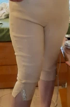 Pantalones estilo de verano de Color caramelo pantalones de tipo pirata para mujeres de verano delgada pantalones alta cintura elástica de talla grande Pantalones