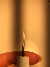 Broca de carburo de tungsteno Spear para manicura, brocas rotativas de 3/32 , accesorios para decoración de uñas