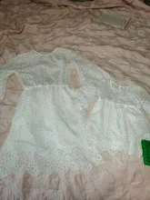 Ropa a juego para madre e hija, vestido de encaje Floral, minivestido de fiesta para niña bebé, 1 ud.