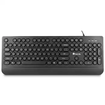 

Wired Keyboard ngs wired dot - 105 keys-plug and play-wrist rests-cord 1.4 m