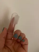 Cepillo de dientes de goma para dedos de mascotas, guante de silicona de Protección Ambiental para perros y gatos, accesorios para mascotas, 1 unidad