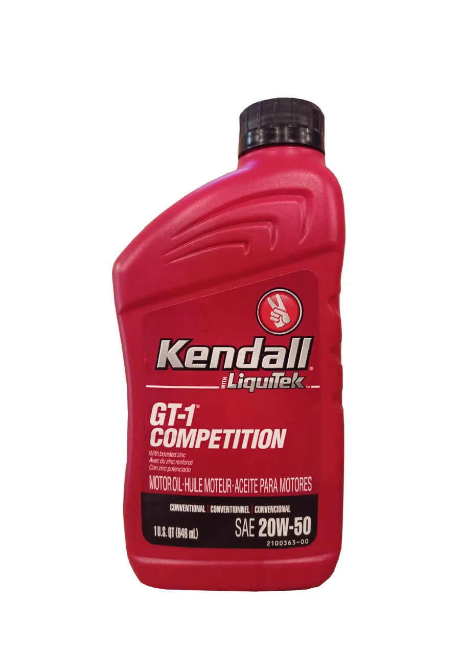 Моторное масло KENDALL GT-1® Competition Motor Oil with LiquidTek SAE 20W-50 (0 946л) |