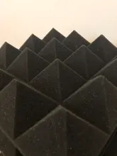Wall-Panels Pyramid Studio-Treatment Acoustic-Foam Sound-Absorption 12pcs 25--25--5cm