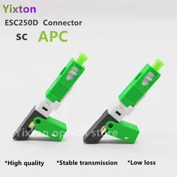 Yixton ESC250D SC APC Fast Connector FTTH fiber optic Field Connector SM High Quality free shipping