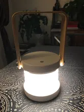 Lantern-Lamp Led-Night-Light Bedside Dimmable Bedroom Reading Touch Kids Gift Usb Rechargeable