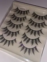 Pestañas postizas de maquillaje japonesas, 5 pares, largas y gruesas, para Cosplay
