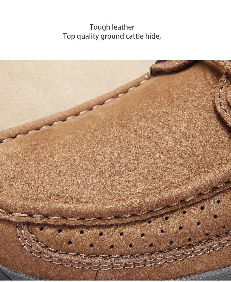 CAMEL/Мужская обувь из натуральной кожи; мужская повседневная обувь для работы; Водонепроницаемая легкая мужская обувь из матовой воловьей кожи