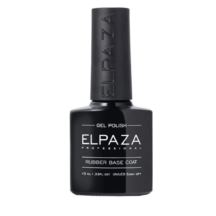 База каучуковая ELPAZA прозрачная 10мл без л/с RUBBER BASE COAT clear 10ml soak off | Красота и