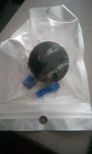 Voltímetro Digital para motocicleta, voltímetro Digital con pantalla LED, resistente al agua, Mini DC5V-48V redondo