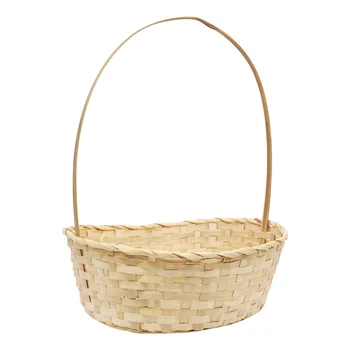 

19hj19076 basket Wicker bamboo 38*28*13 * H43cm, color. Natural Astra