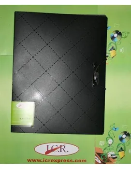 

FOLDER WITH 20 CASES WITH METAL AND DESIGN IN ARGYLE COLOR BLACK