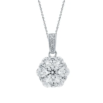 

Silver Pendant with cubic zirconia sunlight sample 925