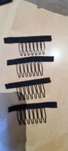 Alileader 12 unids/lote Peluca de pelo peluca tapa peines para extensiones y Clips con encaje para peluca Cap