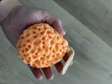 Pelota de baño suave de colores aleatorios, depurador de ducha, esponja de Spa, exfoliación de limpieza corporal