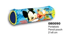 

Pencil pouch Mickey Cylindrical 21x6 cm.