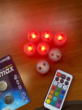 Vase-Bowl Submersible Light Party-Decoration Night-Lamp Battery-Operated Remote-Controlled