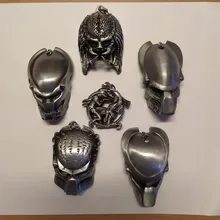 LLavero de depredador alienígena, máscara de AVP, llaveros para bolsos, llavero de coche, joyería