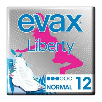 

Normal Sanitary Pads with Wings Liberty Evax (12 uds)