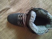 Botas de nieve cálidas de felpa para hombre, Botines de cuero impermeables, zapatos hechos a mano, gran oferta, para invierno