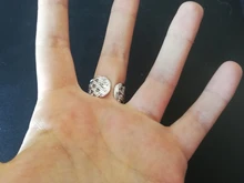 Anillos de dedos de mujer con flor de plata tailandesa, joyería 100% Plata de Ley 925, anillo abierto, regalo que nunca se decolora, novedad