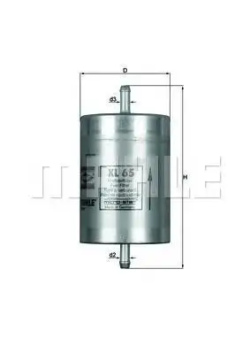 KNECHT KL65 Фильтр топливный MB/SSANGYONG/VW