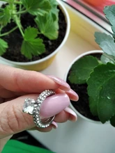 Anillo para mujeres de moda moderno, anillo de compromiso de circonita de cristal AAA blanca, regalo de joyería de boda, 2020