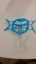 KHG-soporte para mascarilla 3D, lavable, reutilizable, separación de boca y nariz, de silicona, 5 uds.