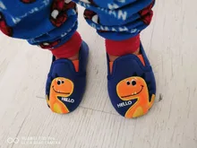 Warm Slippers Shoes Sock Anti-Slip Winter Cute Children Indoor Dinosaur Boys Floor Cotton-Fabric