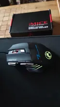 Ratón de juegos por cable para Gaming, Mouse ergonómico USB silencioso de 5500 DPI, 7 botones, RGB, para PC