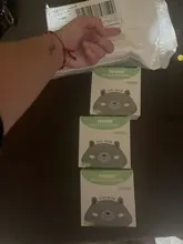 Mascarillas FFP2 para niños de 3 a 13 años, máscara facial de 5 capas, KN95, respirador, con bolsillo, Panda, fresa