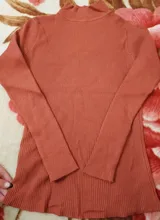 Suéteres de cuello alto para mujer, jerseys de punto elásticos de manga larga, color azul, de moda, fino suave, Tops en 10 colores, Otoño e Invierno