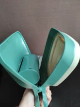 Recogedor de excrementos plegable para mascotas, bolsa de viaje para recoger excrementos, 1 rollo, envío por Epacket