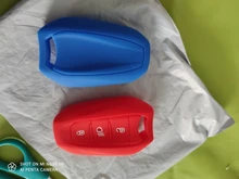 Funda de silicona de control remoto de coche cubierta de shell capucha para Peugeot 308, 408, 508, 3008, 4008, 5008 3 botón caja de llave remota inteligente