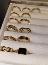 Conjunto de anillos de oro rosa para mujer, joyería punk, vintage, venta indefinida, venta al por mayor, accesorios de Navidad 2020