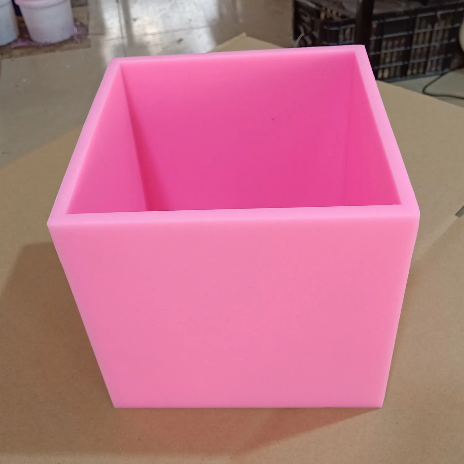 

20*20*20cm Custom Square Silicone Soap Mold Silicone Mold for Bomb Soap Making CP Handmade Soap Maker Cake Baking Mold