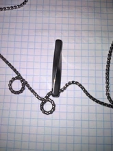 2021 nueva moda rectángulo negro colgante, collar de los hombres de moda Simple cadena de acero inoxidable collar de hombre joyería, regalo