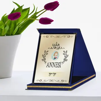 

Personalized Mother Of The Year 'S Best Navy Blue Plaque Award-1