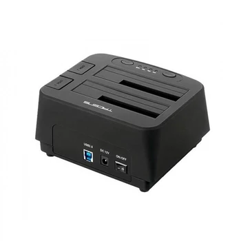 

Dual Dock Station Tacens 5PORTUMDUO2 2.5"-3.5" SATA USB 3.0 Black