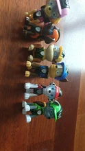 Figuras de acción de la Patrulla Canina, set de 7 piezas de juguetes para niños, figuras extraíbles de Capitán Ryder, Pow Patrol, Psi Patrol