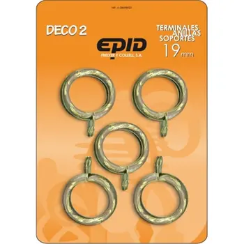 

CURTAIN RING 19MM HOME MET CREM DECO 2 EPID 10 PZ