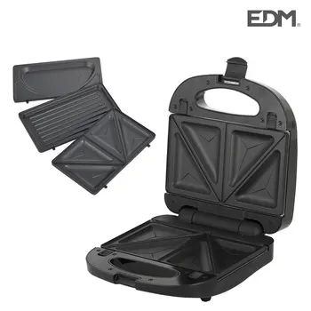 

SANDWICH MAKER 3 IN 1 750W EDM BLACK EDITION