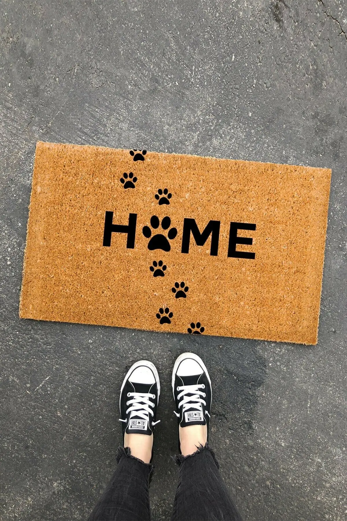 

Paw Home Doormat Outdoor Dust Removal Wear-resistant Anti-skid Entrance Door Mat Scraping Mud and Sand Removing Foot Pad