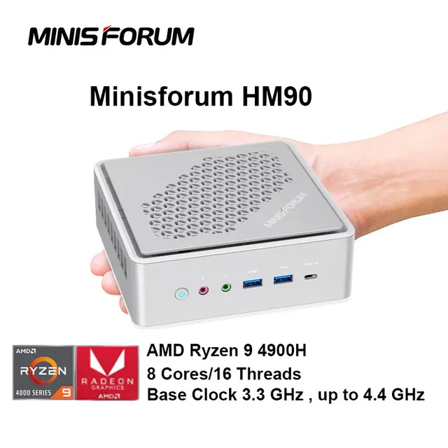 MINISFORUM EliteMini HM90 ミニpc AMD Ryzen 9 4900H 8c/16t 小型PC 32GB 512GB 100  - www.ritmo-sereno.com