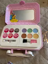 Conjunto de cosméticos de Disney para niñas, Set de belleza de juguete de frozen, elsa, anna, Blancanieves, Princesa, juguetes de moda, casa de juego, regalo para niños
